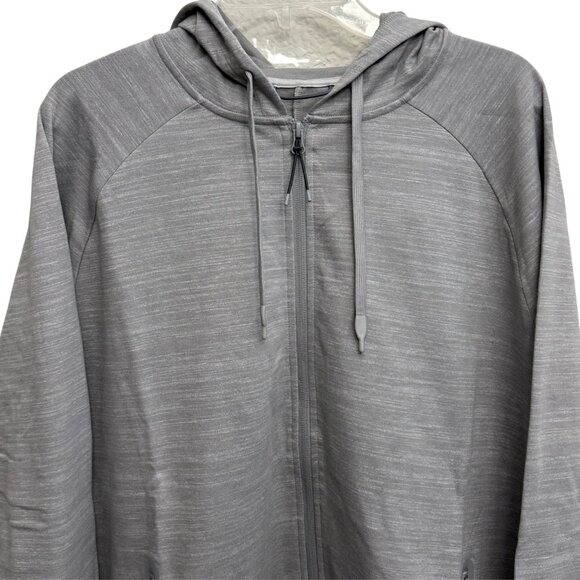 All In Motion Men’s Sir Ponte Full Zip Gray Hooded Jacket - Size XL - NWT - Picture 4 of 8